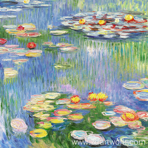 World famous paintings of water lilies